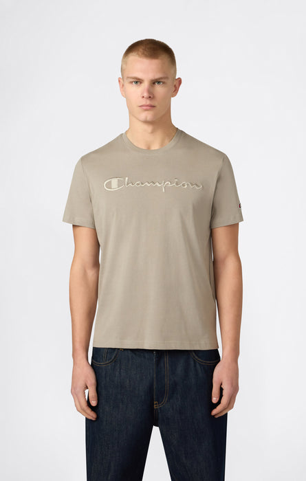 T-Shirt Uomo Con Logo Grande Ricamato Icons