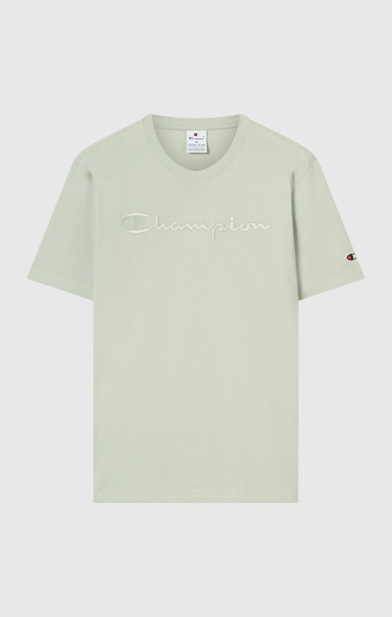 T-shirt en coton avec grand logo ton sur ton