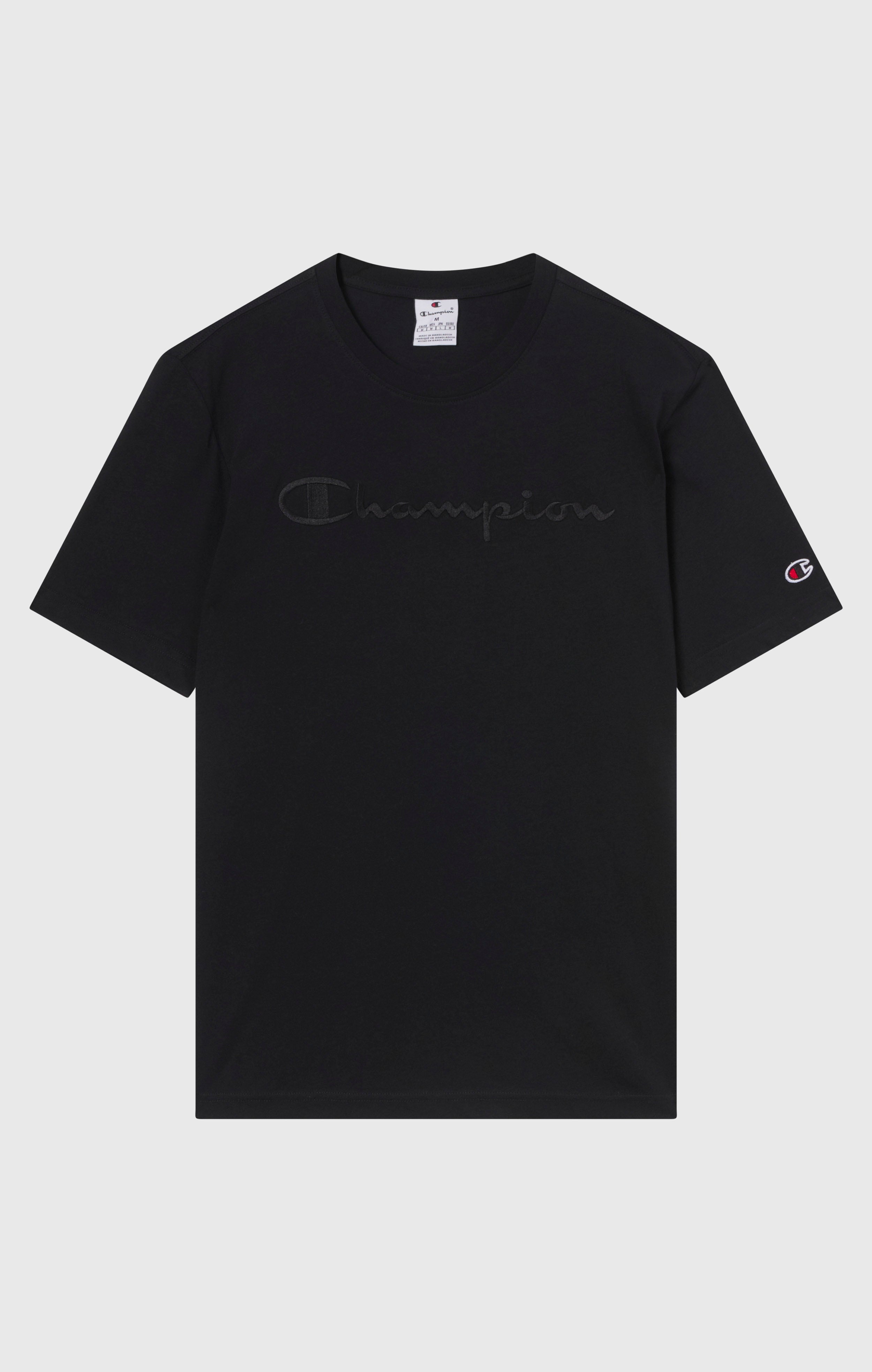 Men’s T-Shirt with Big Embroidery Logo Icons
