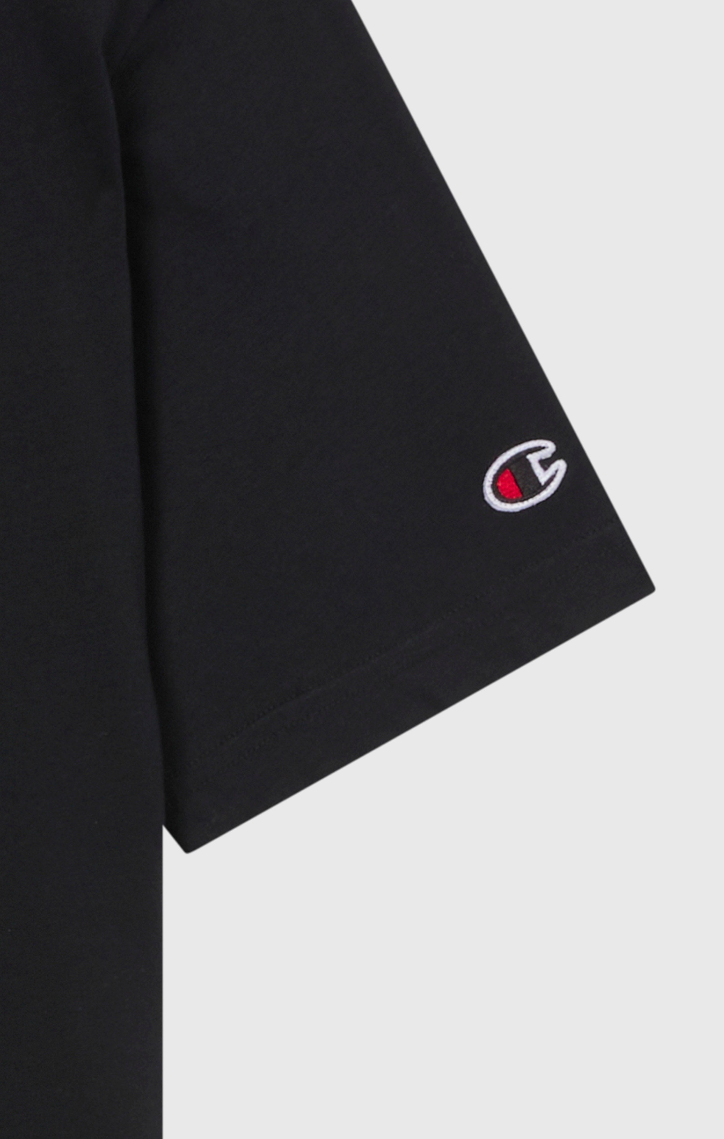 Men’s T-Shirt with Big Embroidery Logo Icons