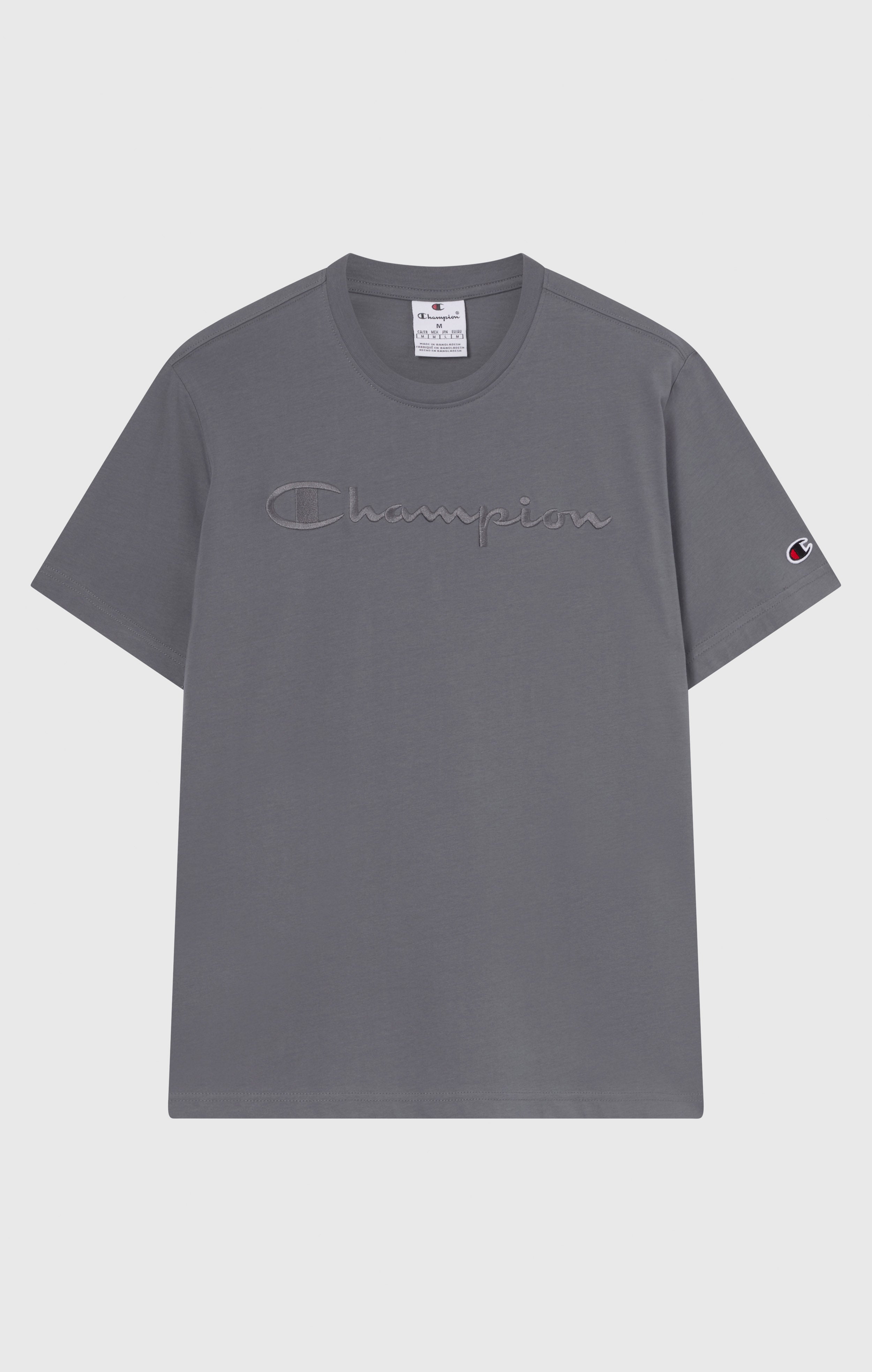 Men’s T-Shirt with Big Embroidery Logo Icons