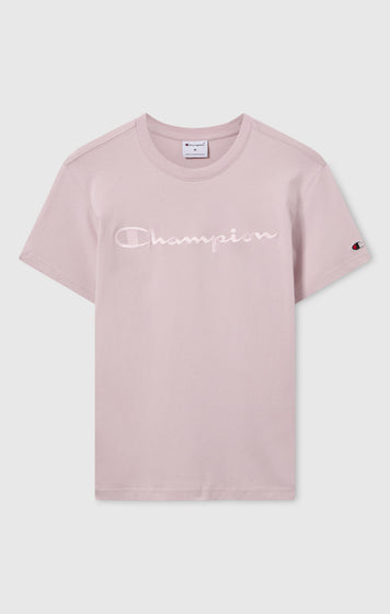 Herren T-Shirt Mit Großem Gesticktem Logo Icons