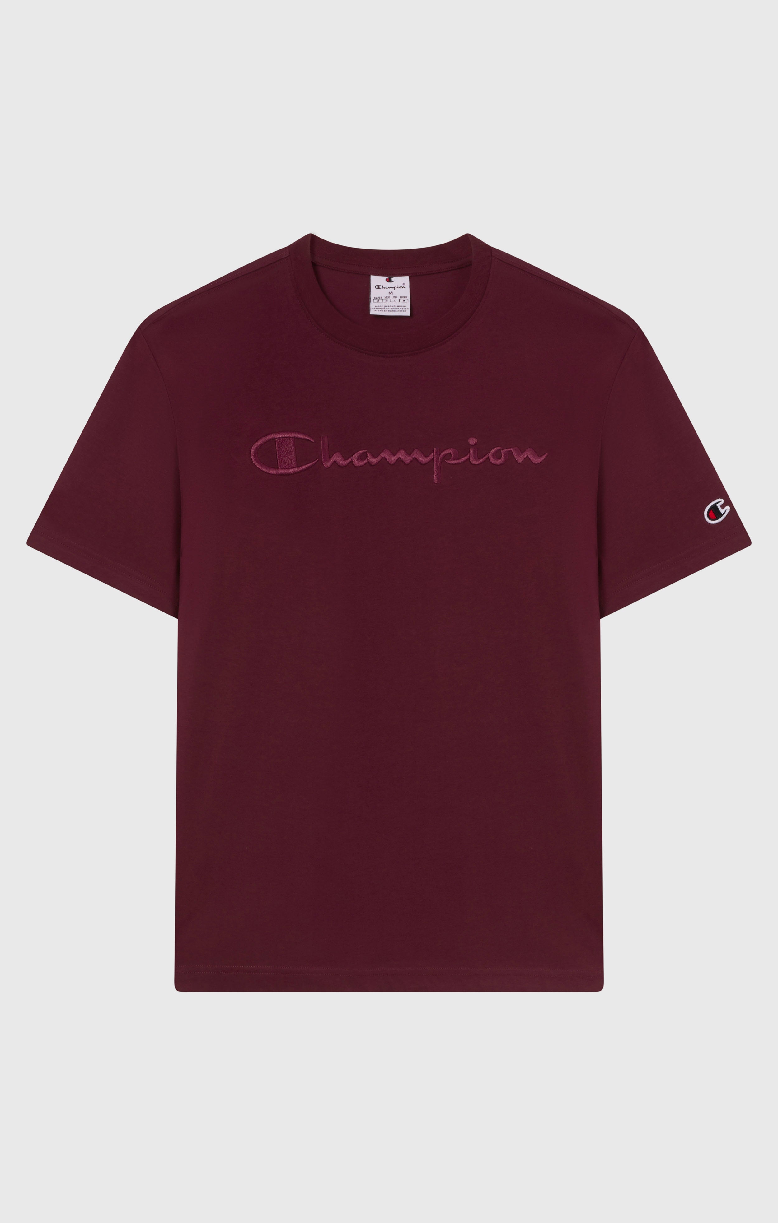 Men’s T-Shirt with Big Embroidery Logo Icons