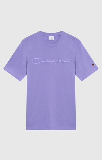 Men’s T-Shirt with Big Embroidery Logo Icons