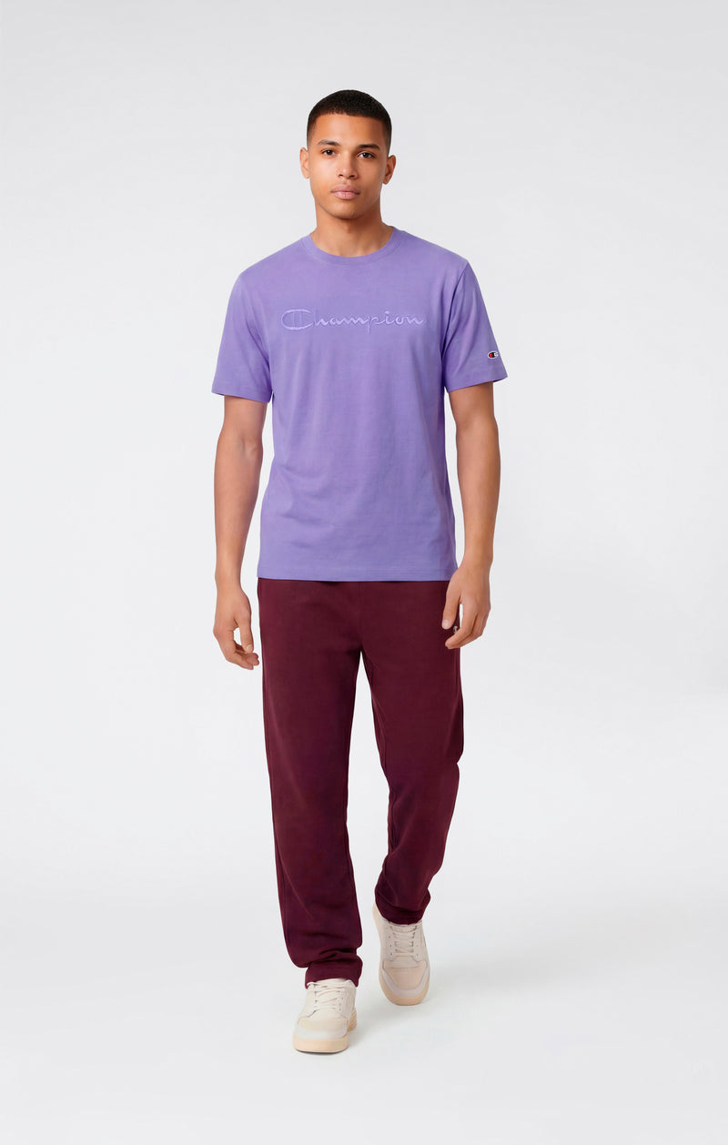 Men’s T-Shirt with Big Embroidery Logo Icons