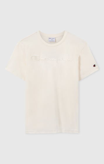Camiseta Hombre Con Logo Bordado Grande Icons
