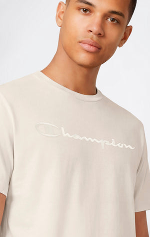 Men’s T-Shirt with Big Embroidery Logo Icons