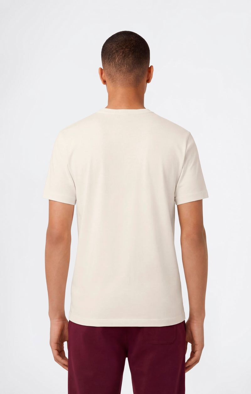 Men’s T-Shirt with Big Embroidery Logo Icons