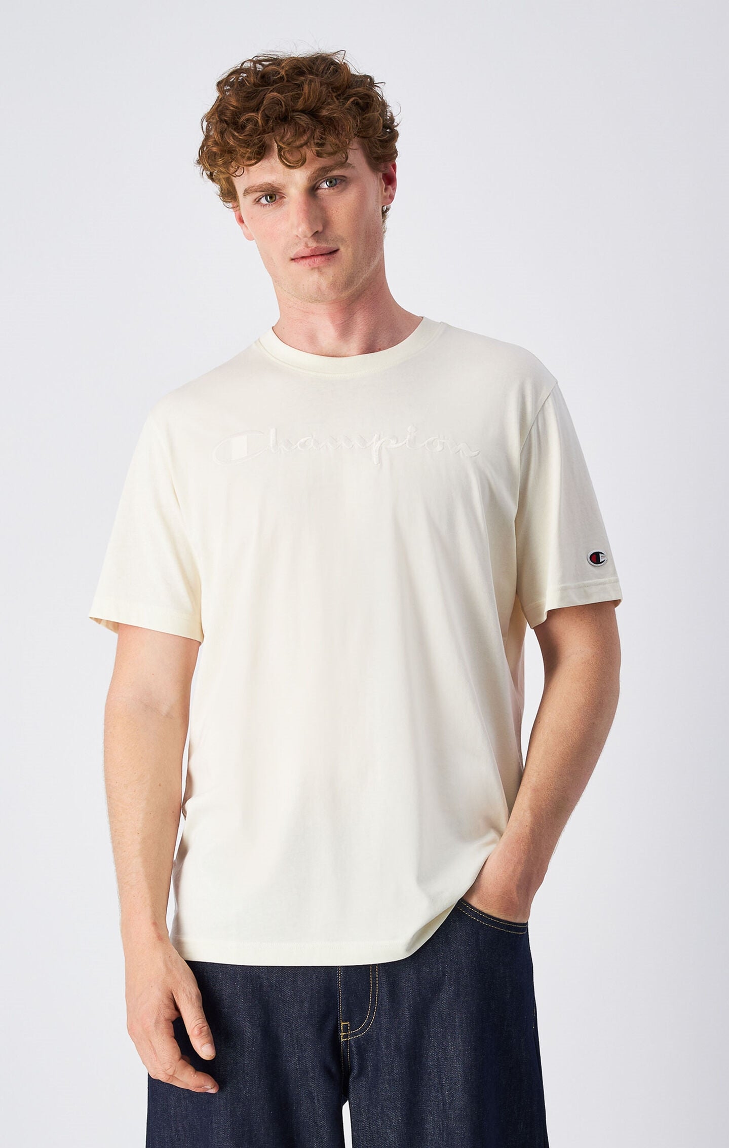Tonal Big Logo Cotton T-Shirt