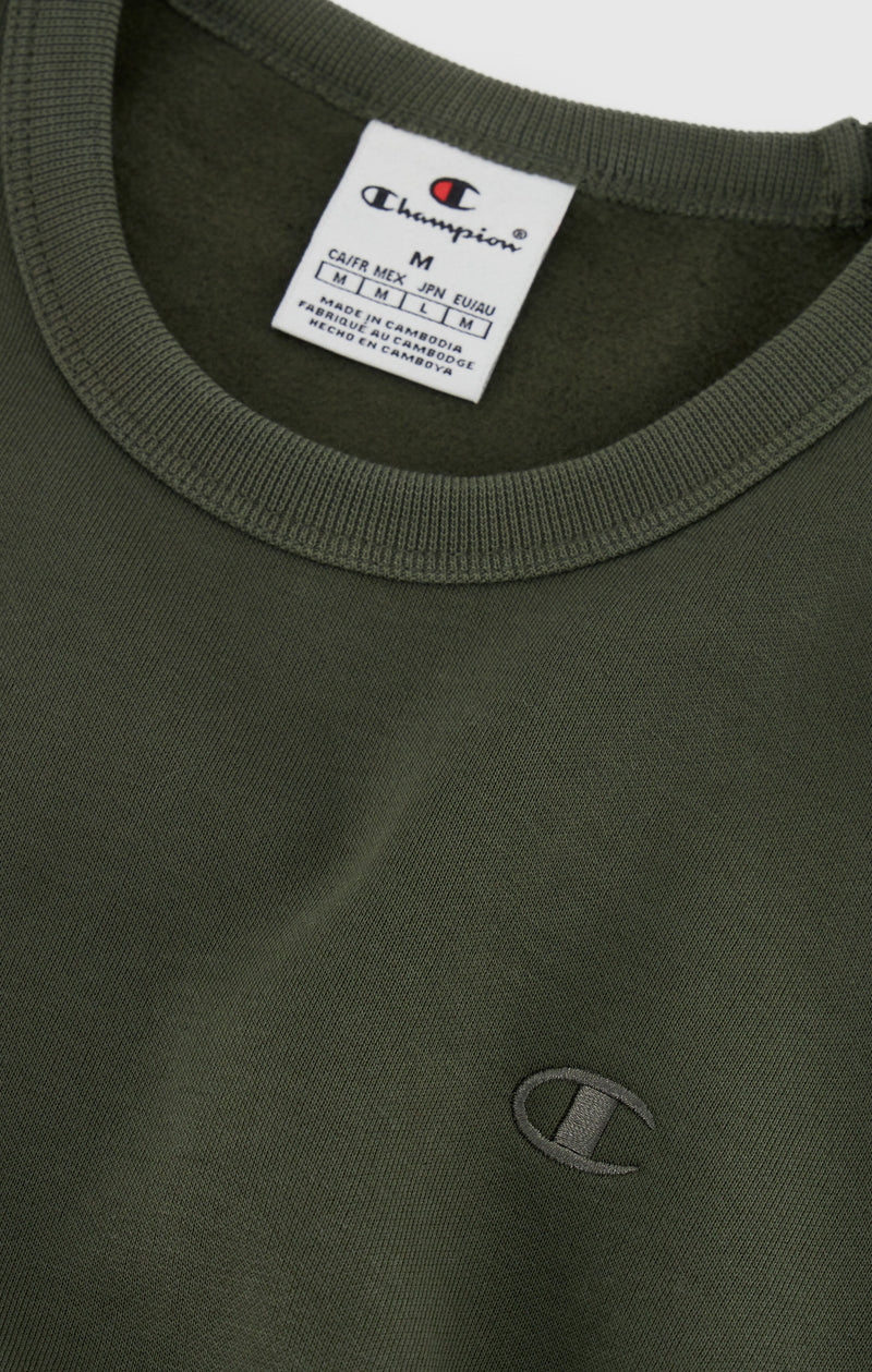 Sweatshirt aus Fleece-Stoff mit Ton-in-Ton C-Logo