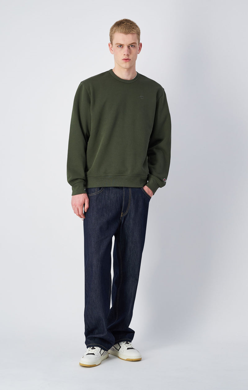 Sweatshirt aus Fleece-Stoff mit Ton-in-Ton C-Logo