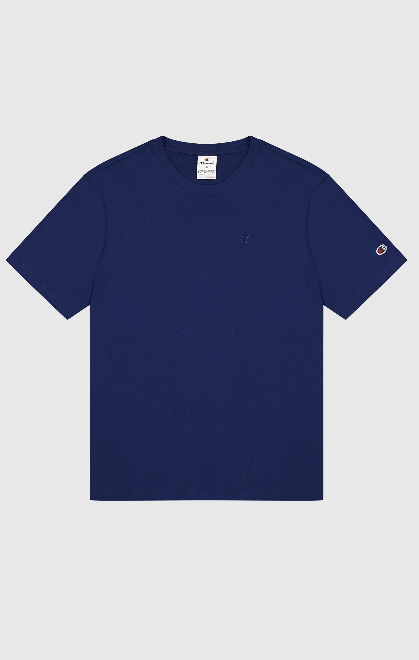 T-shirt à col rond avec logo ton sur ton