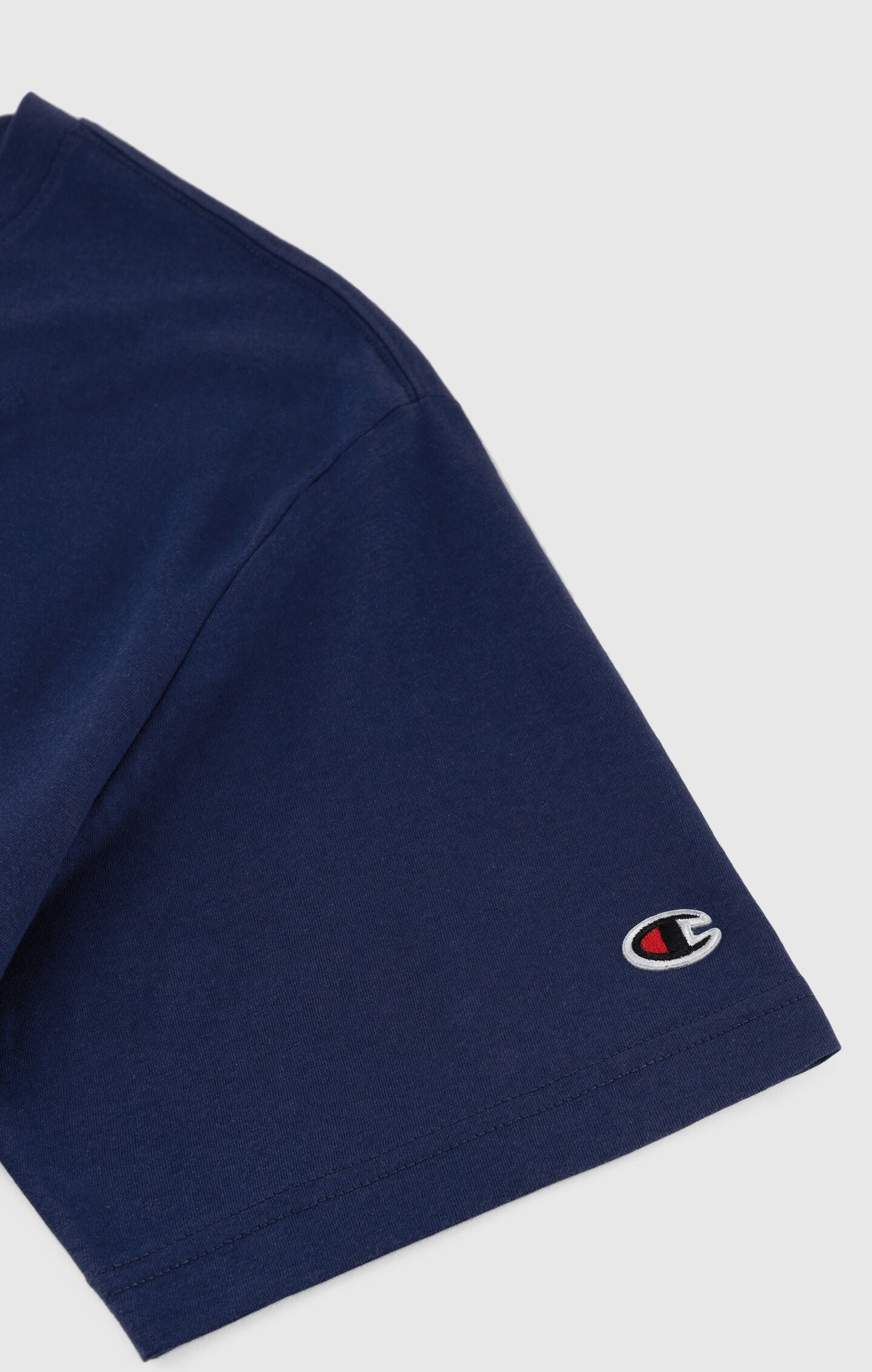 T-shirt à col rond avec logo ton sur ton