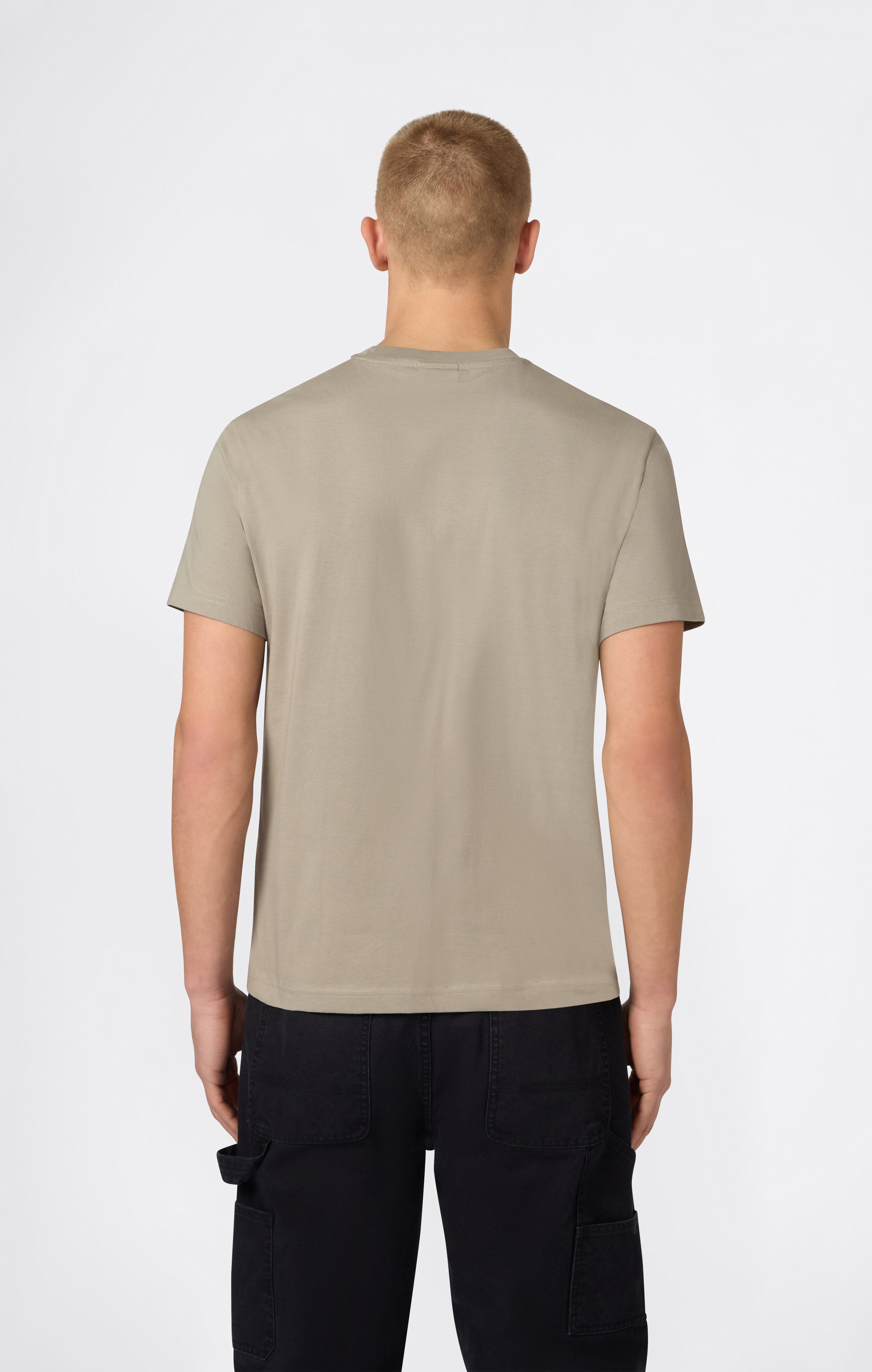 Camiseta Hombre Con Pequeño Logo C Bordado Icons