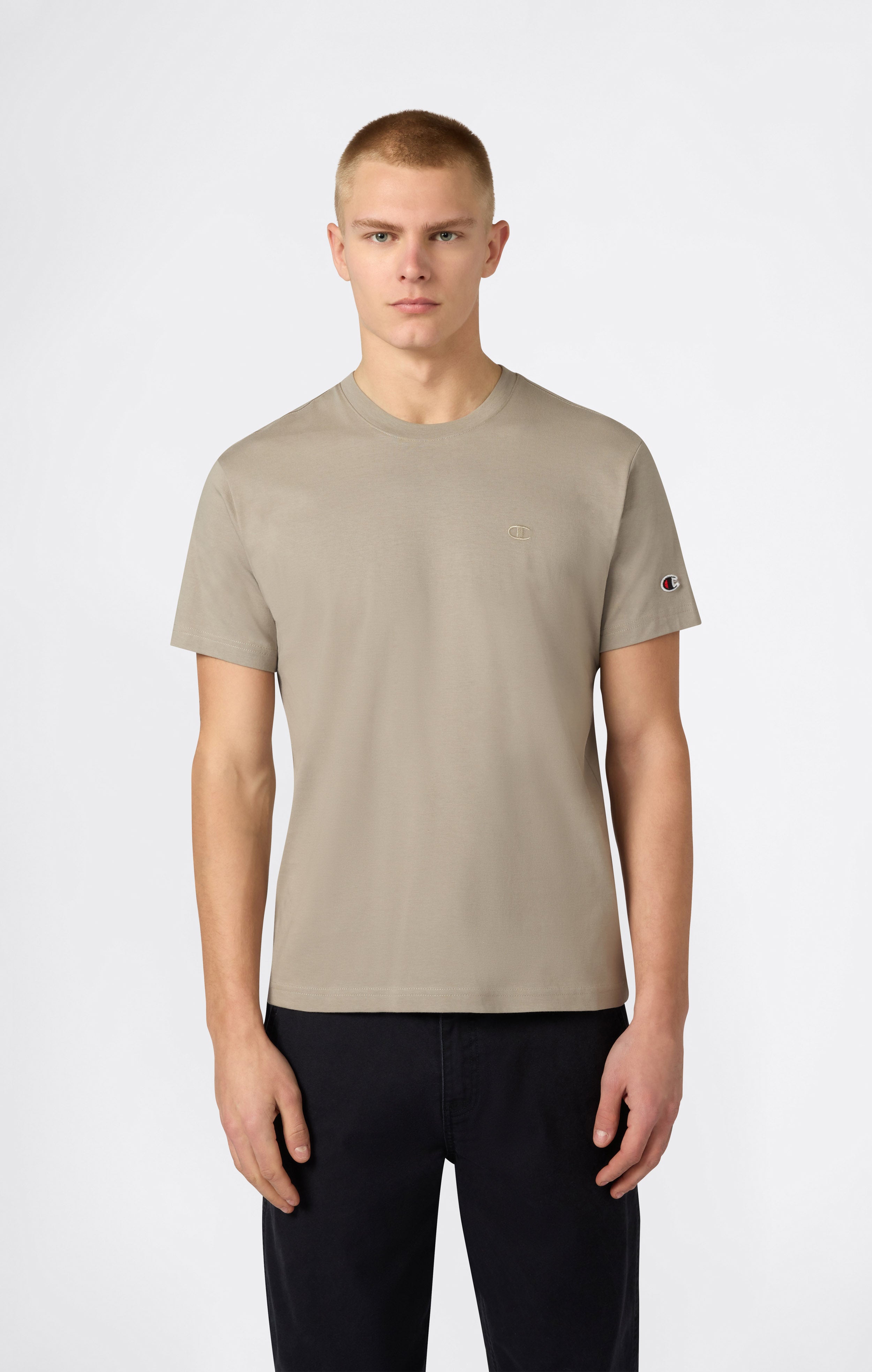 Camiseta Hombre Con Pequeño Logo C Bordado Icons