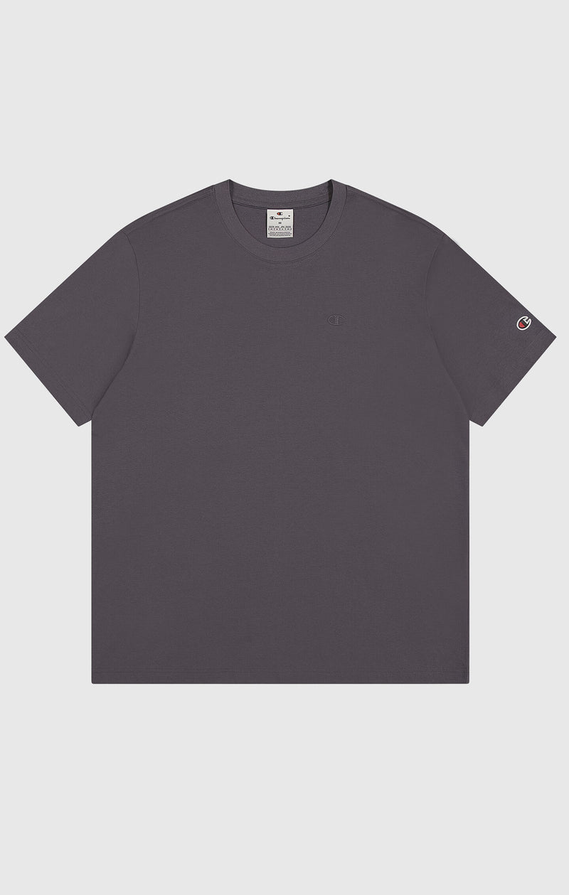 T-shirt à col rond avec logo ton sur ton