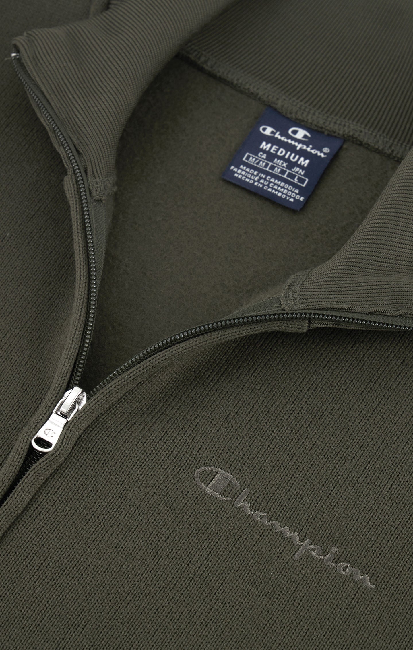 Tonal C Logo Full Zip Knitted Sweatshirt