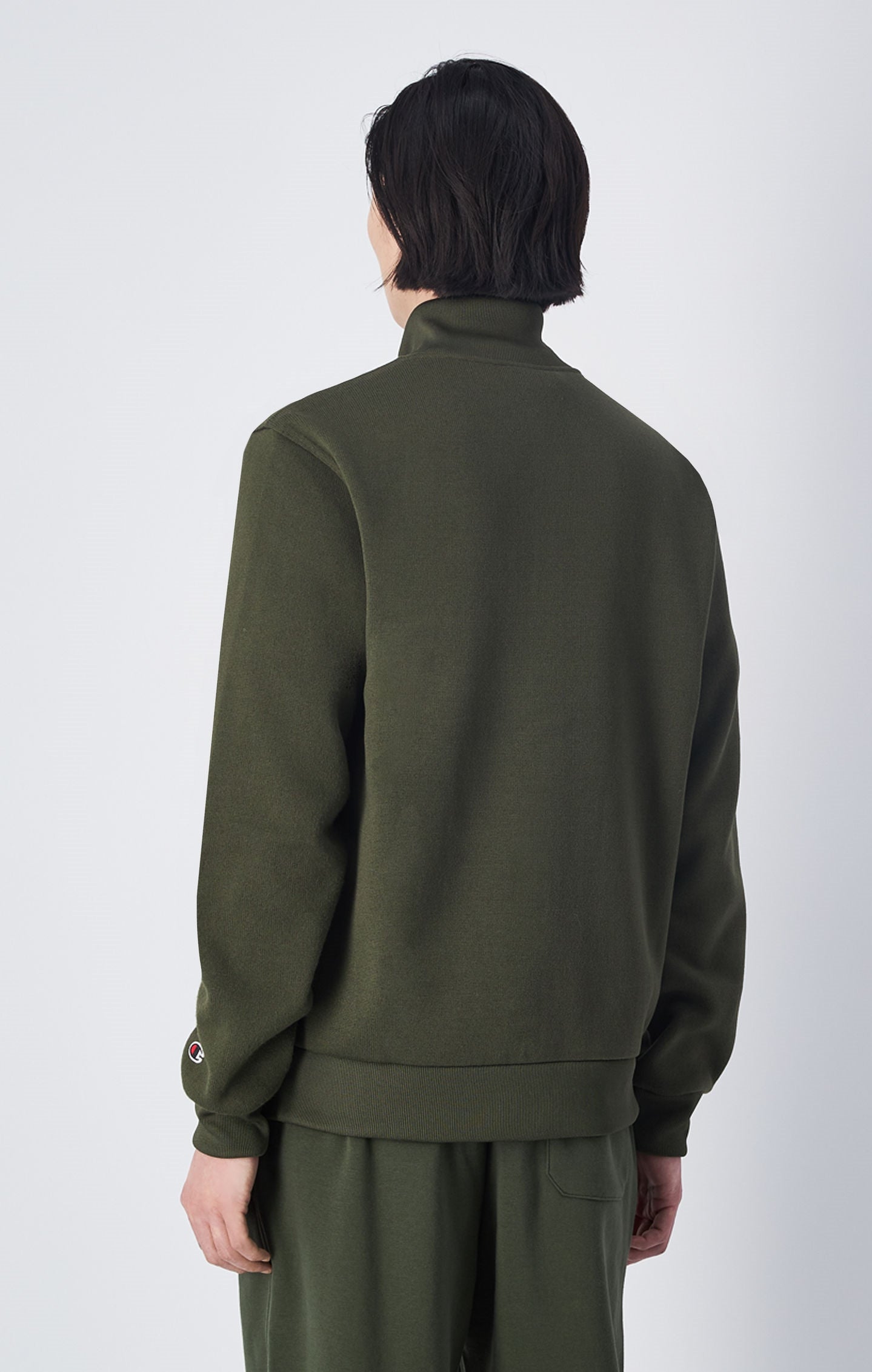 Tonal C Logo Full Zip Knitted Sweatshirt