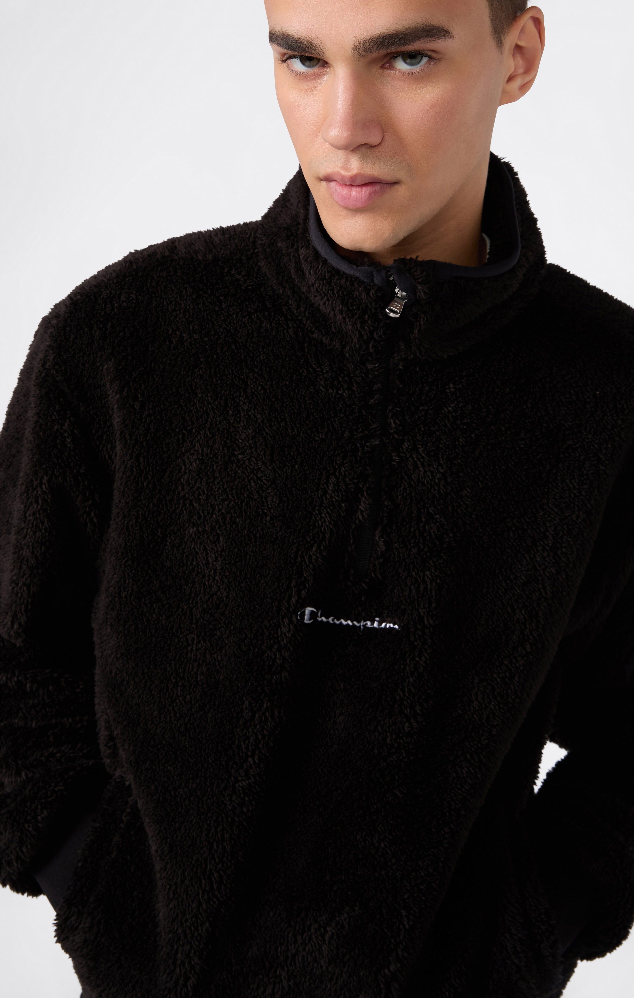 Men’s Half Zip Polar Teddy Top