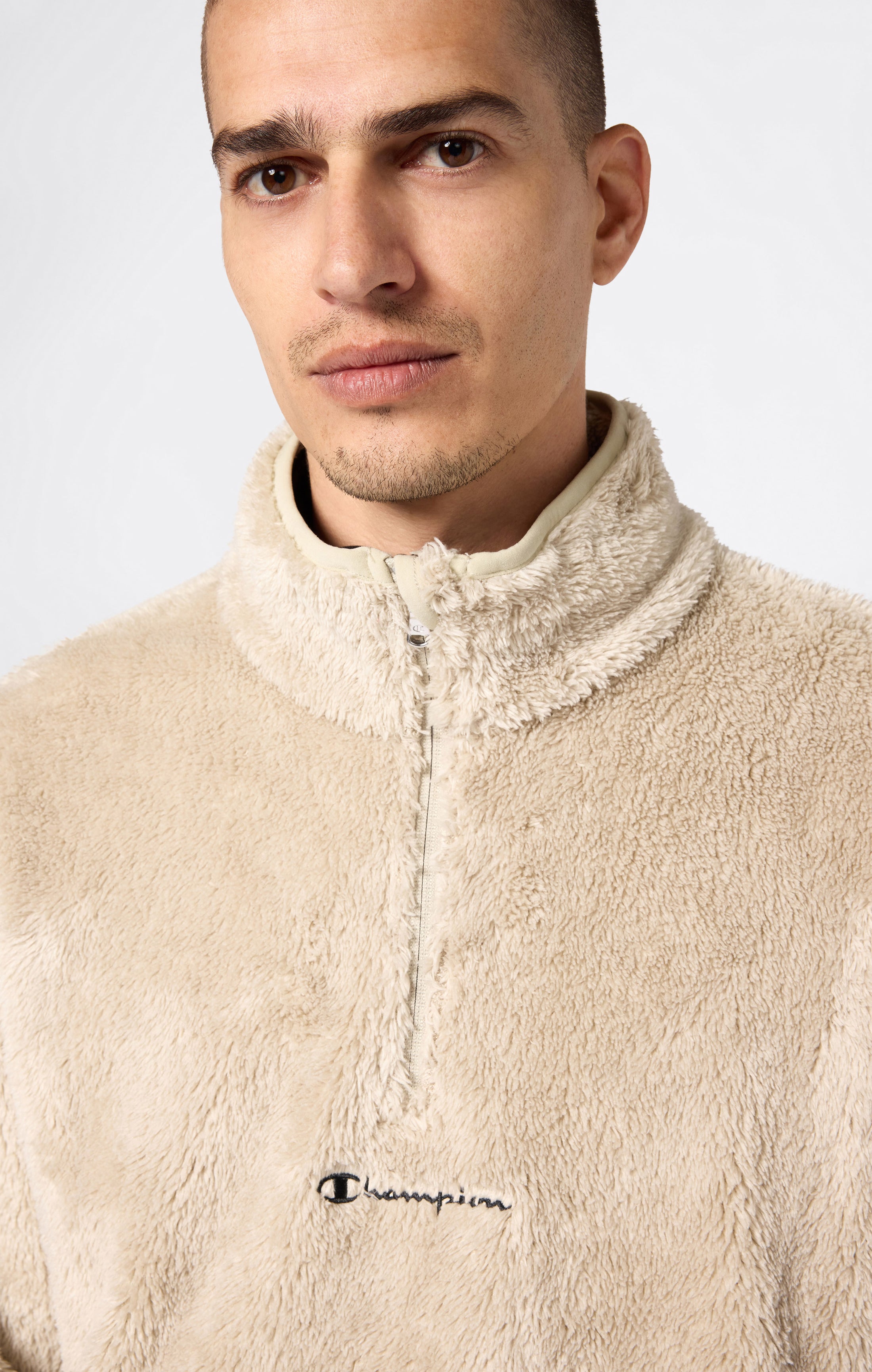 Haut Polar Teddy Zippé 1/2 Homme