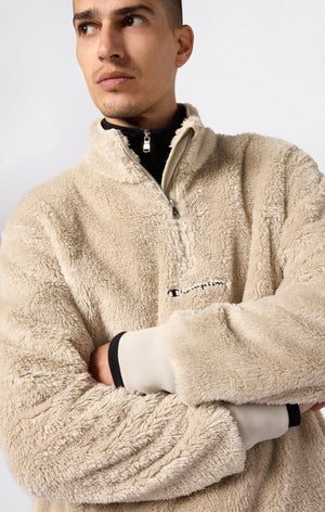 Haut Polar Teddy Zippé 1/2 Homme