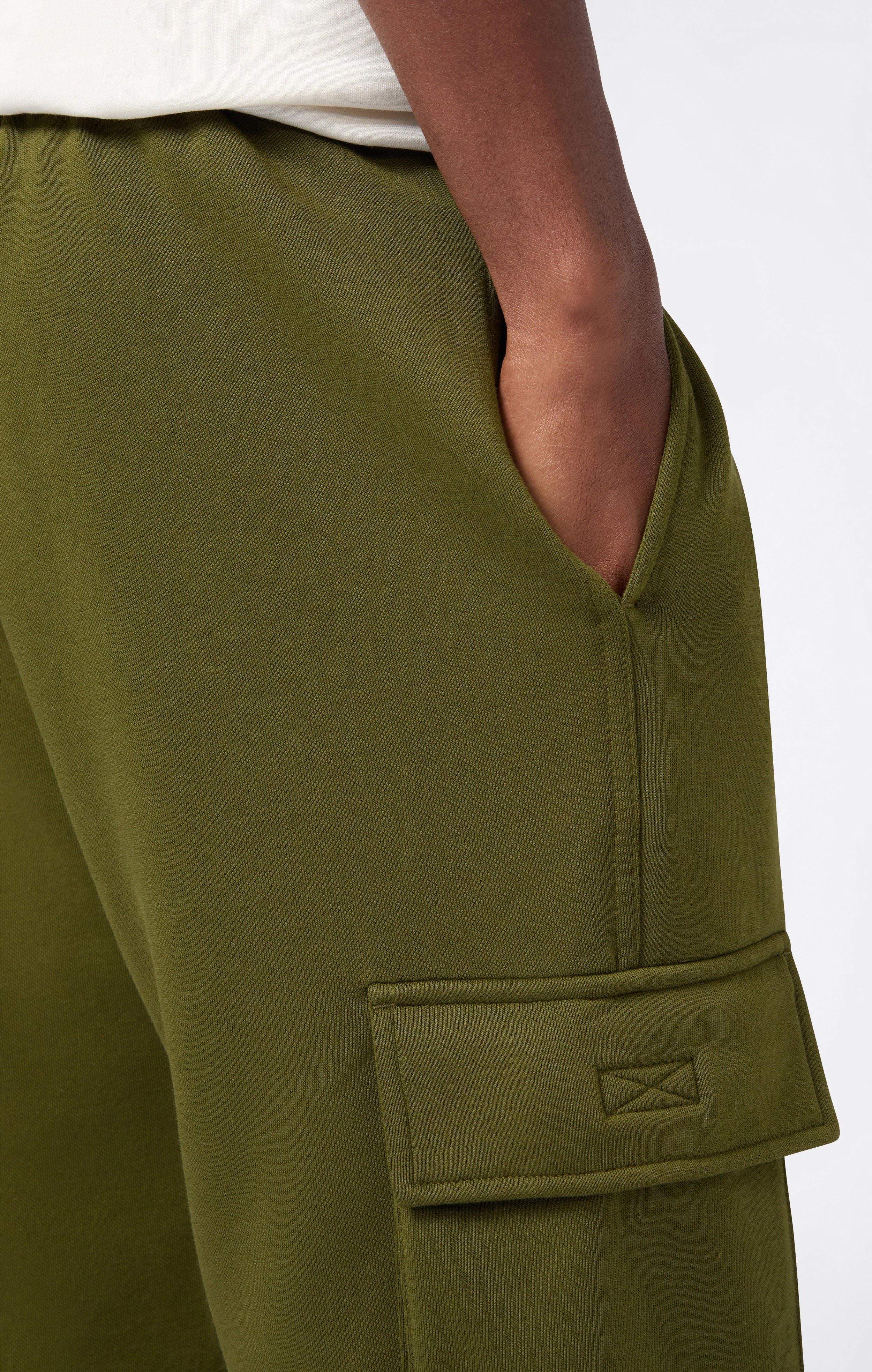 Herren Fleece-Hose mit Rippbündchen Icons