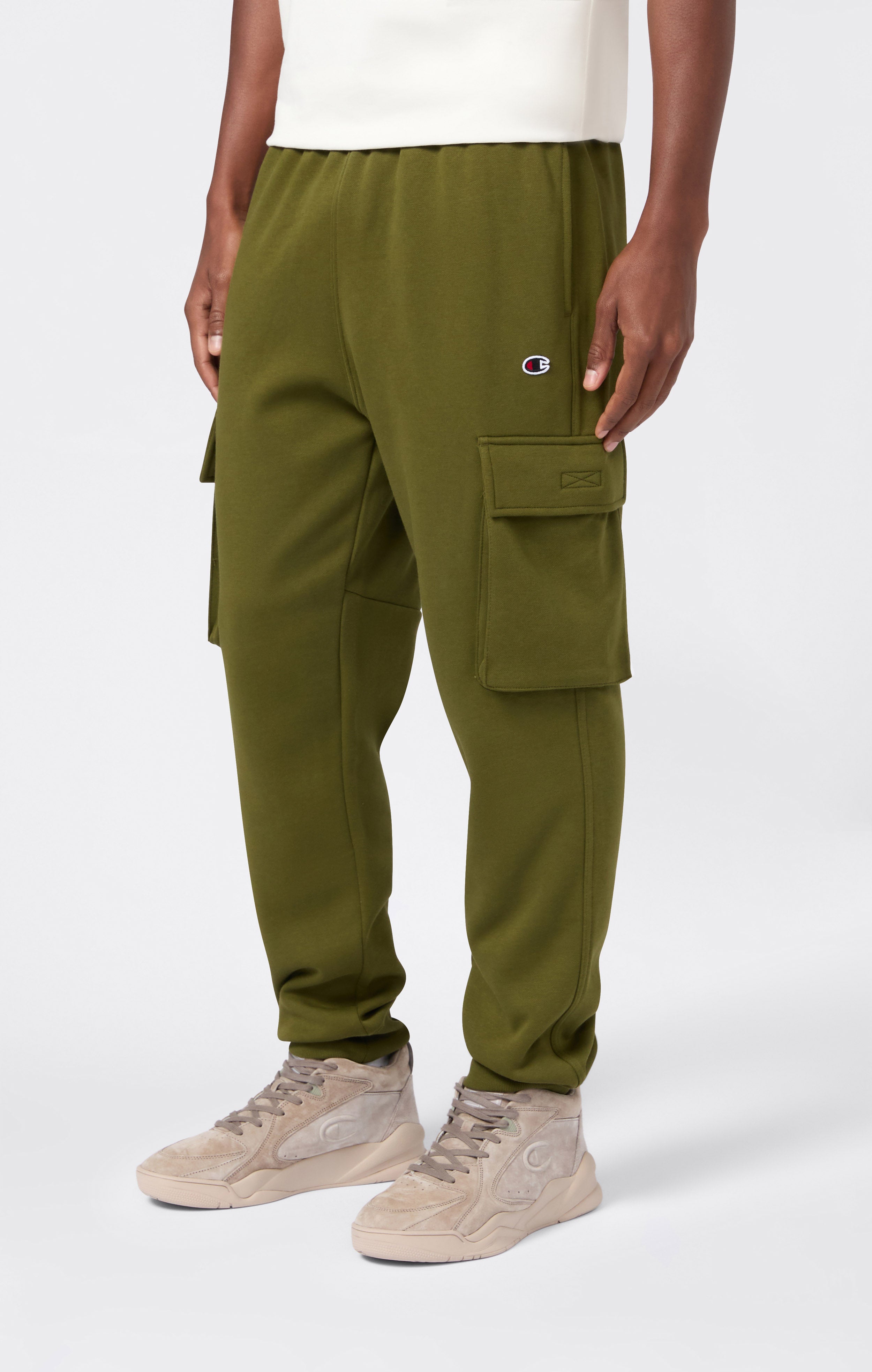 Herren Fleece-Hose mit Rippbündchen Icons
