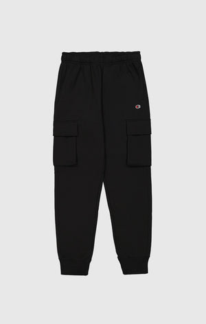 Pantaloni joggers cargo in felpa