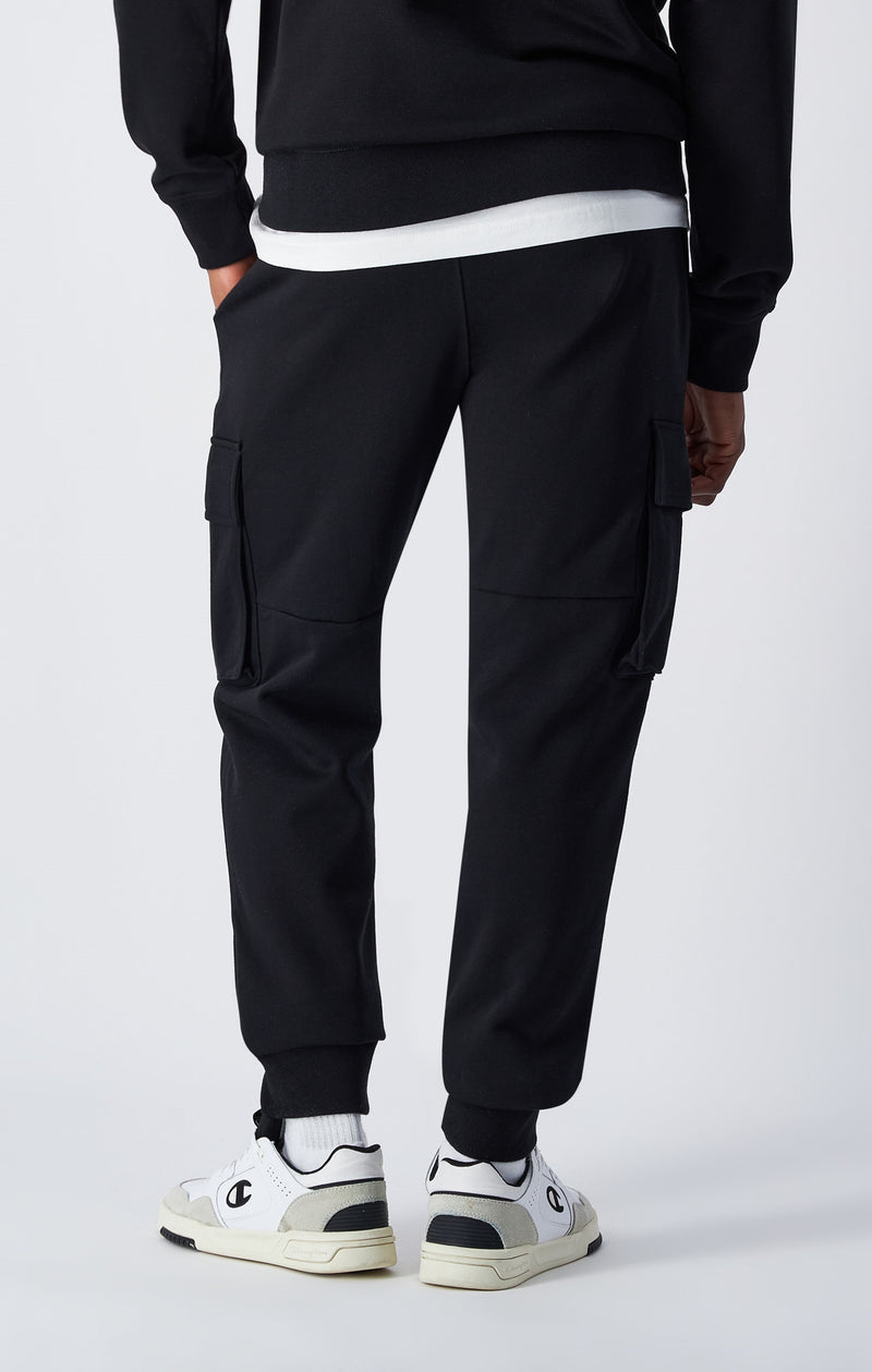 Pantaloni joggers cargo in felpa