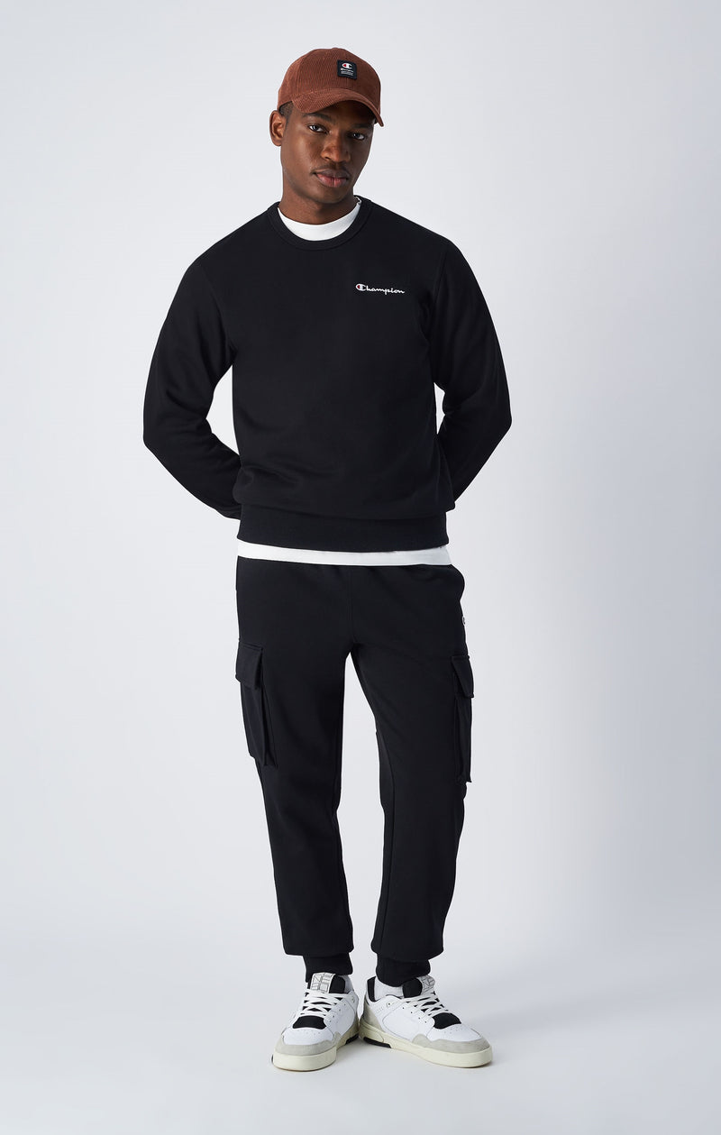 Pantaloni joggers cargo in felpa