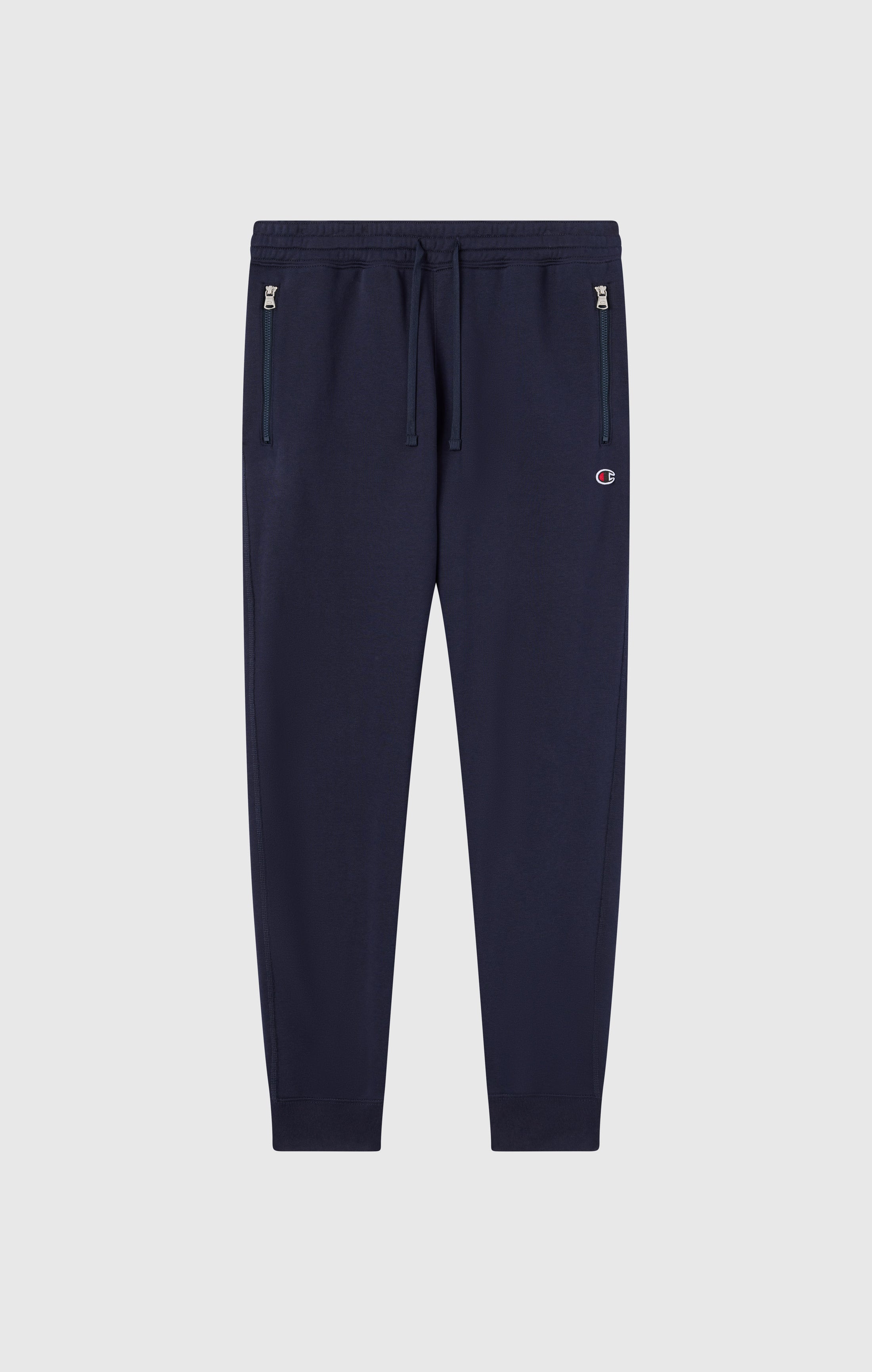 Pantalón Slim Fit de Felpa para Hombre con Puños e Interior Afelpado Icons