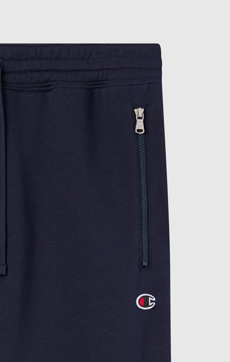 Pantalón Slim Fit de Felpa para Hombre con Puños e Interior Afelpado Icons