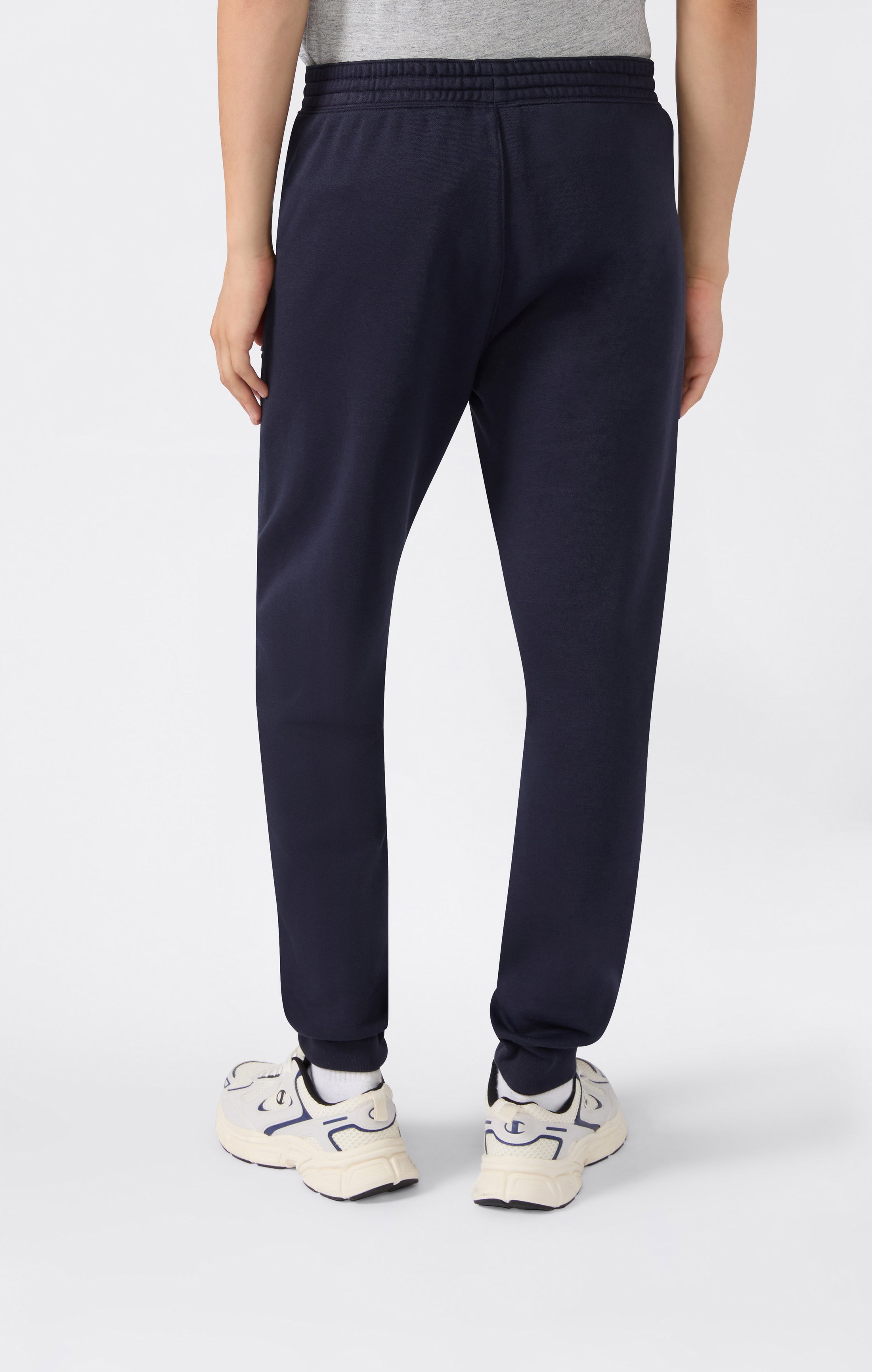 Pantalón Slim Fit de Felpa para Hombre con Puños e Interior Afelpado Icons