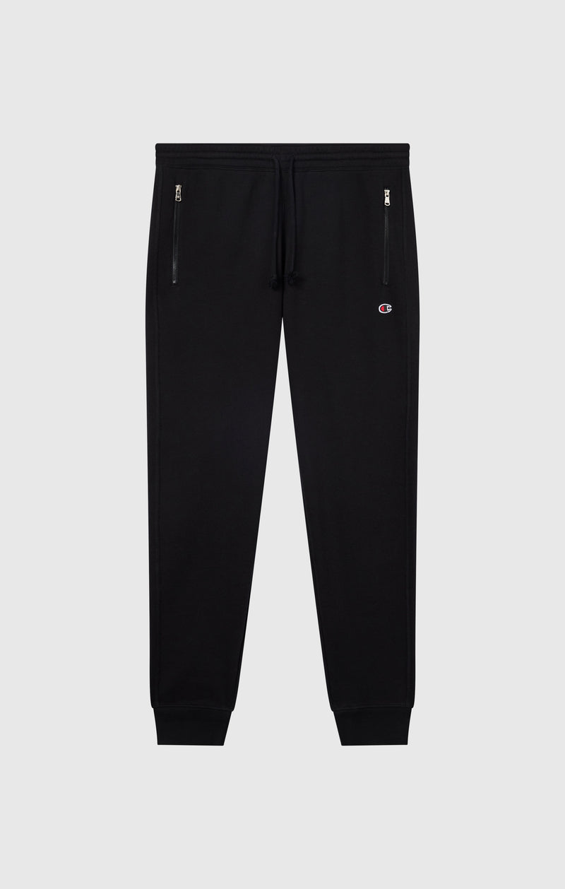 Men’s Slim Fit Fleece Pants with Cuffs and Brushed Interior Icons