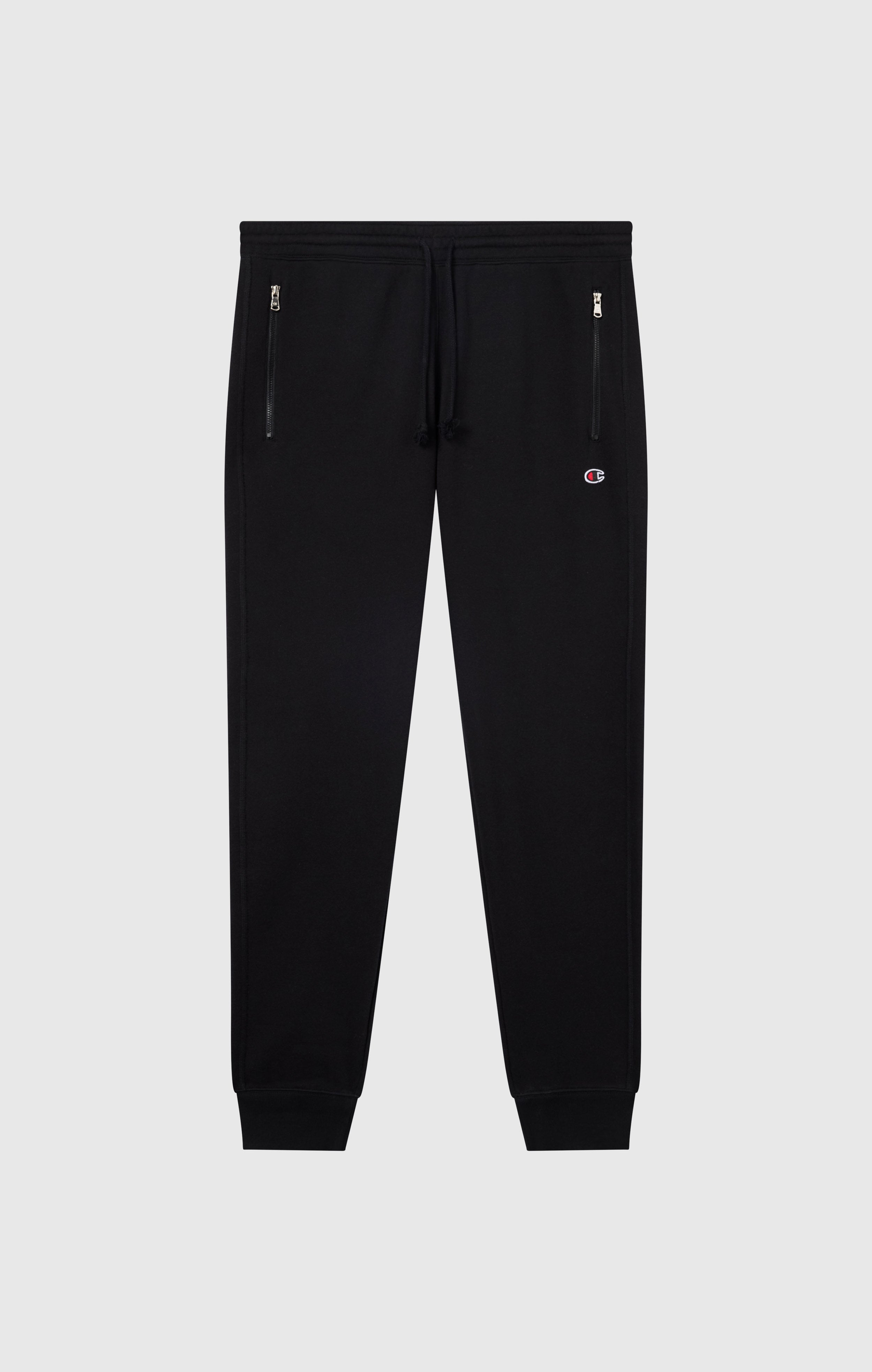 Men’s Slim Fit Fleece Pants with Cuffs and Brushed Interior Icons