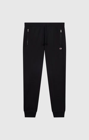 Men’s Slim Fit Fleece Pants with Cuffs and Brushed Interior Icons