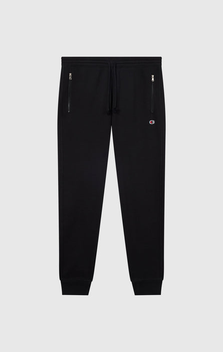 Pantalón Slim Fit de Felpa para Hombre con Puños e Interior Afelpado Icons