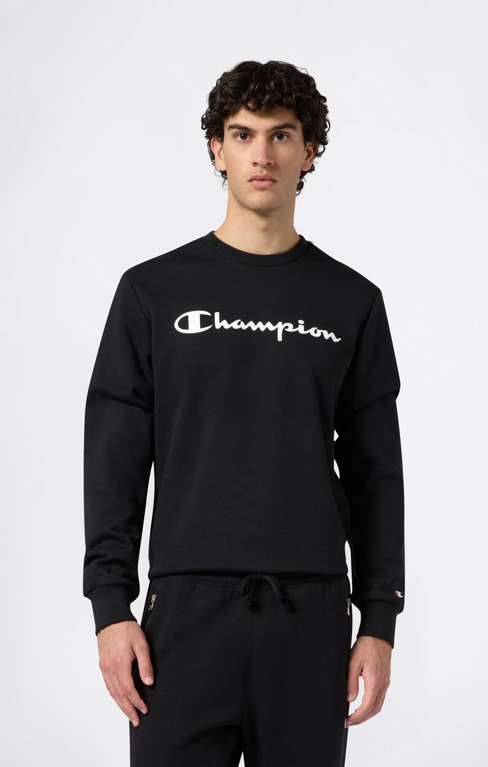 Men’s Slim Fit Fleece Pants with Cuffs and Brushed Interior Icons