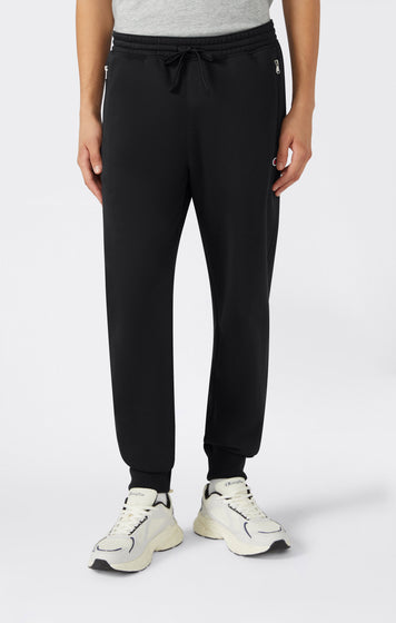 Herren Slim Fit Fleecehose mit Bündchen und Angerautem Innenmaterial Icons