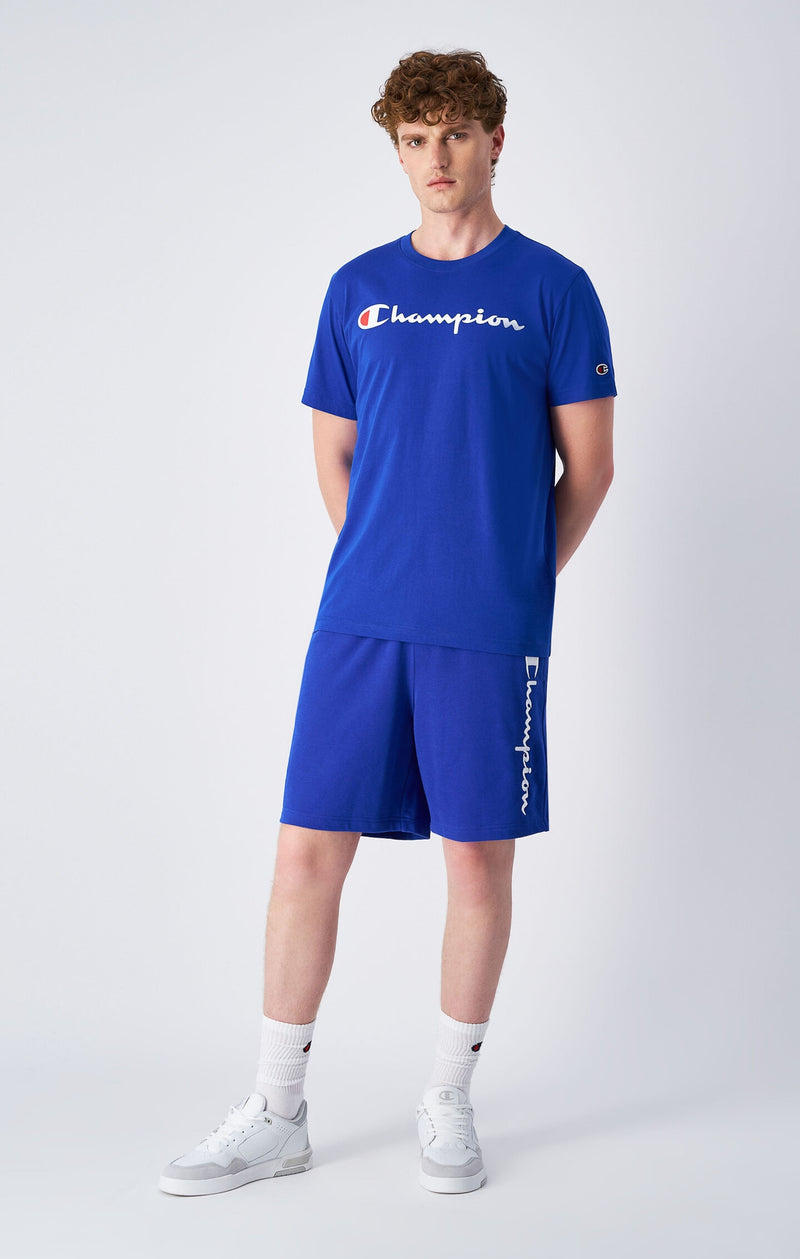 Men's Lightweight French Terry Shorts with Large Logo