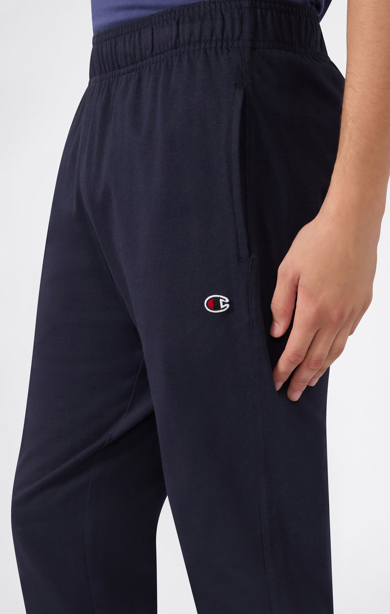 Herren Icons Slim Fit Leichte Hosen mit Rib Cuff und Besticktem Logo