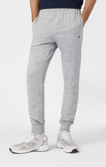 Herren Icons Slim Fit Leichte Hosen mit Rib Cuff und Besticktem Logo