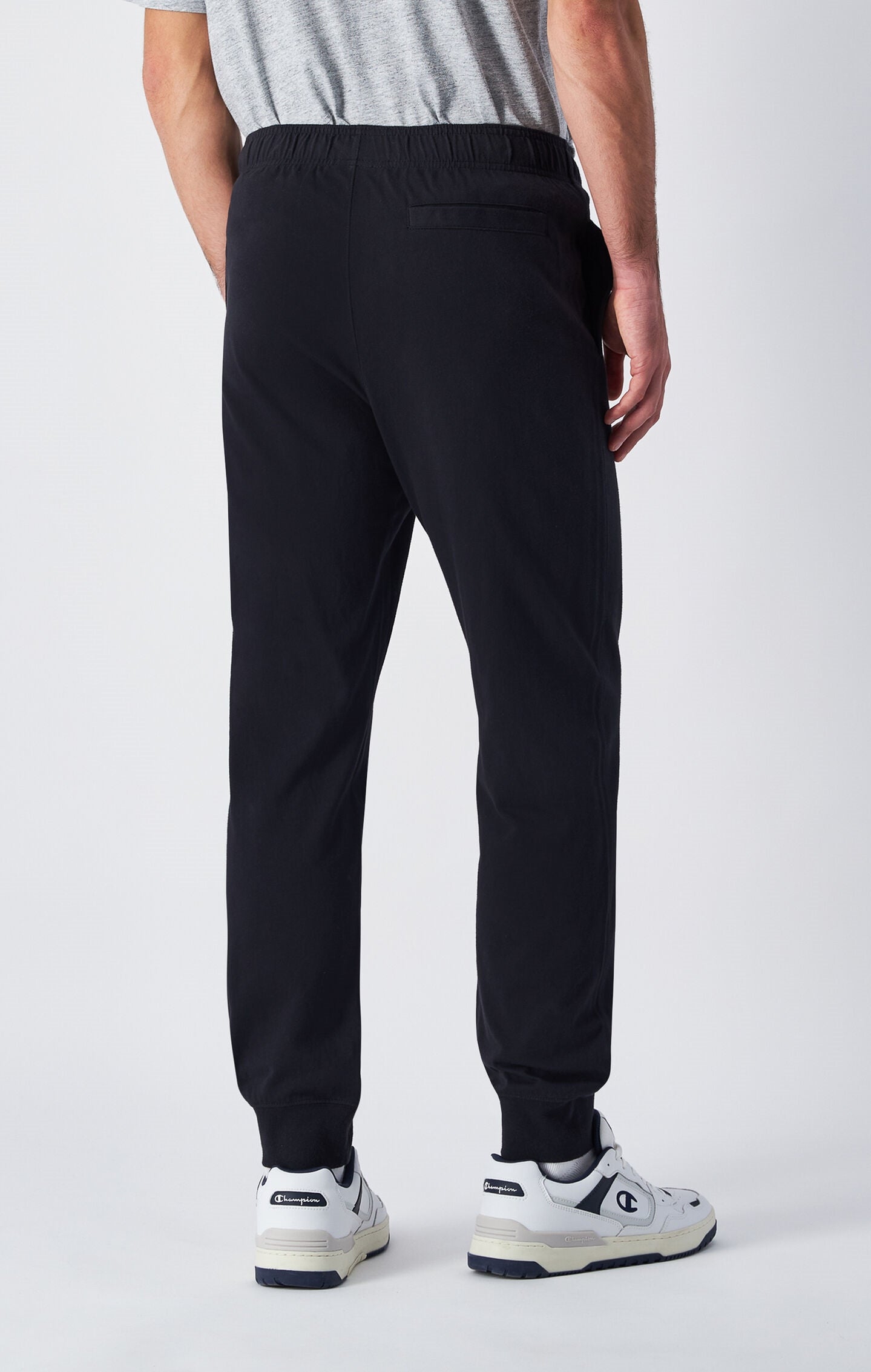 Herren Icons Slim Fit Leichte Hosen mit Rib Cuff und Besticktem Logo