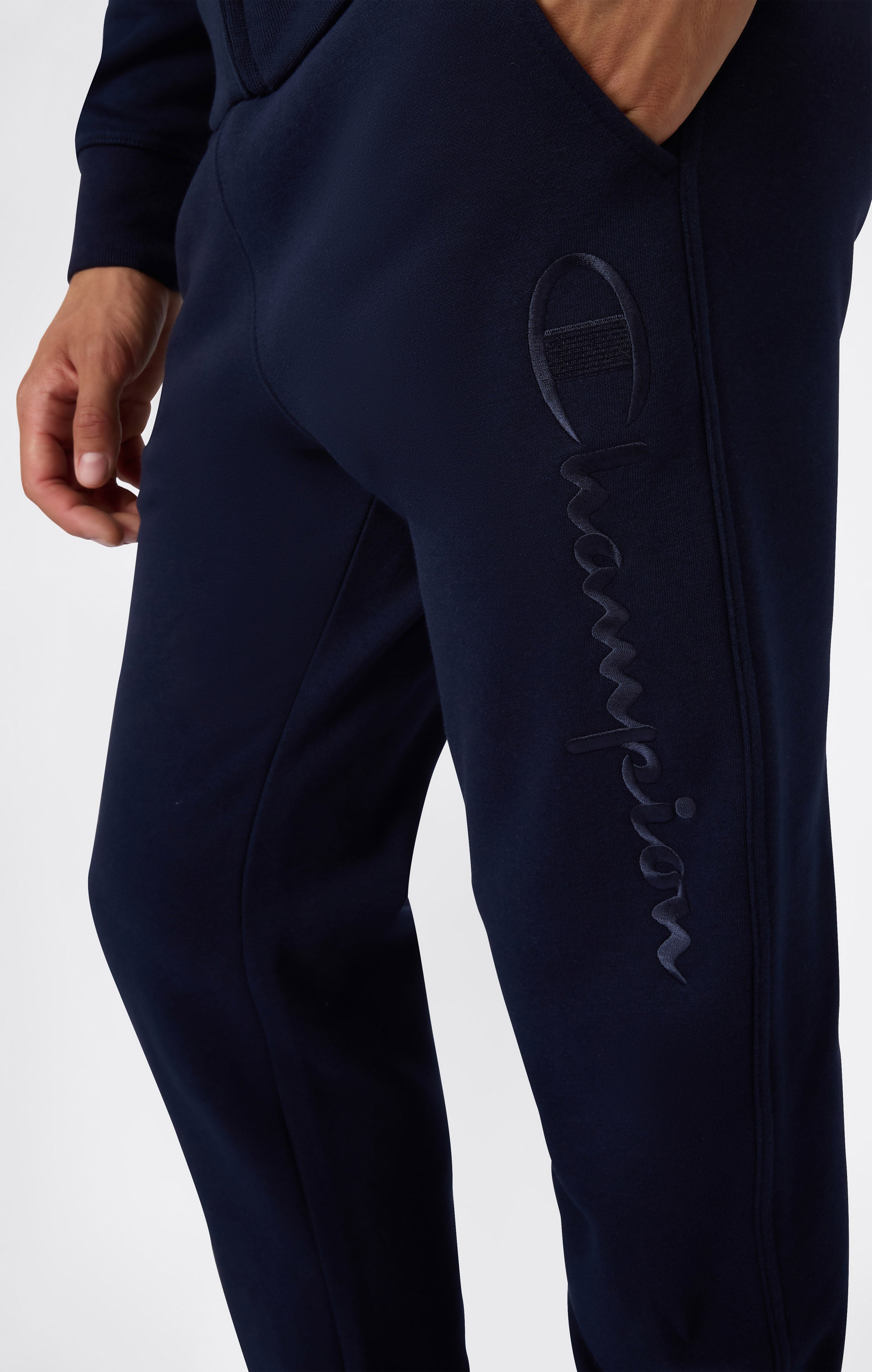 Herren Slim Fit Fleece-Jogger mit Elastischem Bündchen Icons