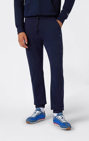 Men’s Elastic Cuff Slim Fit Fleece Joggers Icons