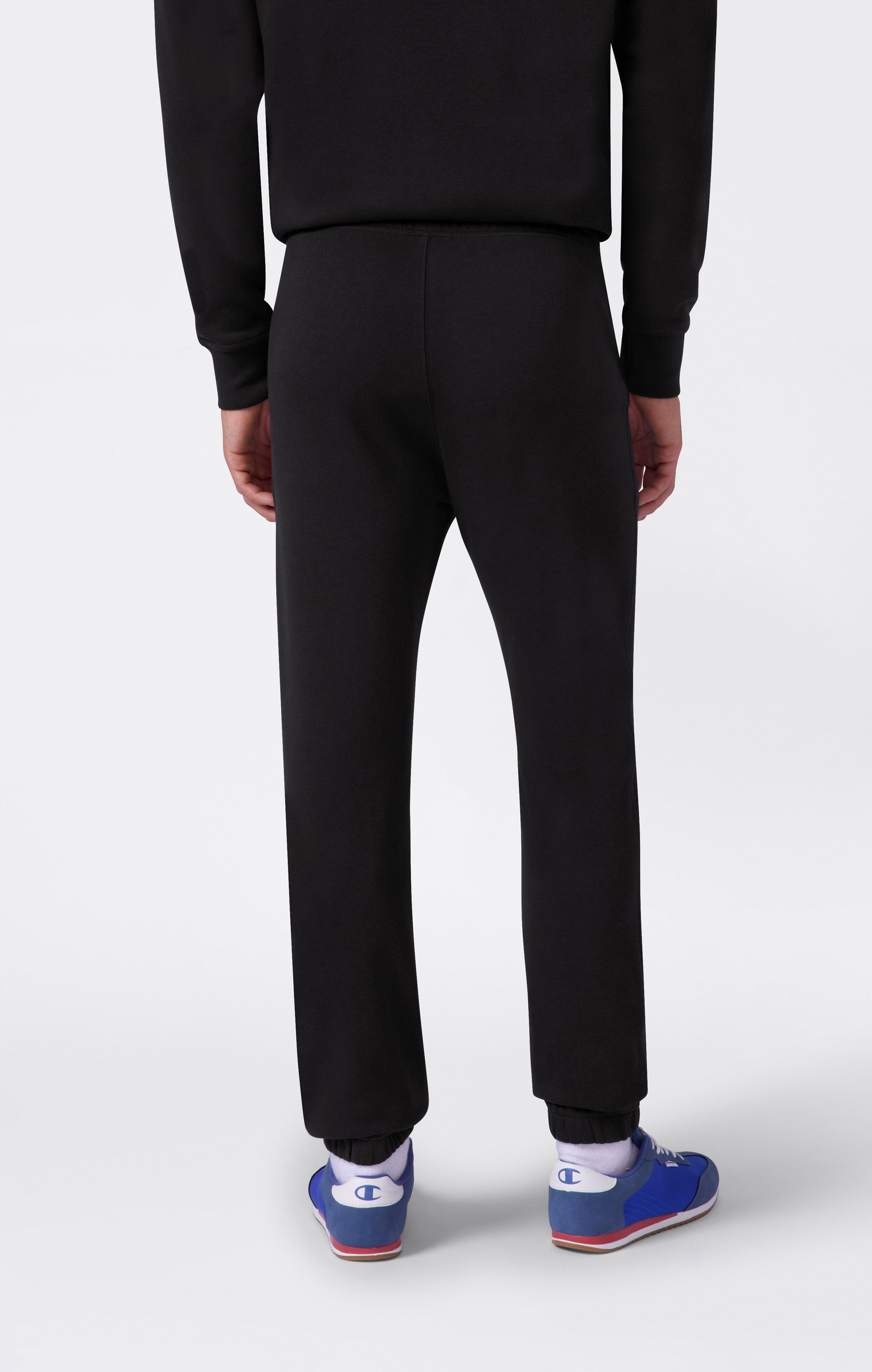 Men’s Elastic Cuff Slim Fit Fleece Joggers Icons