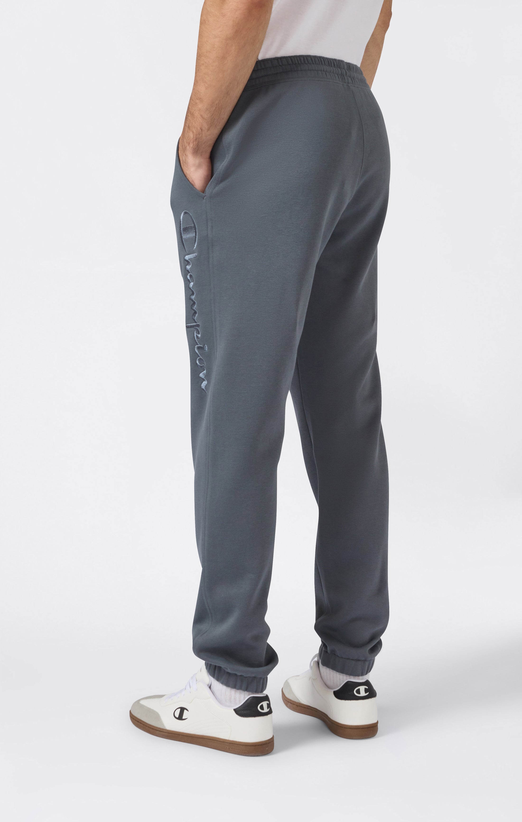 Herren Slim Fit Fleece-Jogger mit Elastischem Bündchen Icons