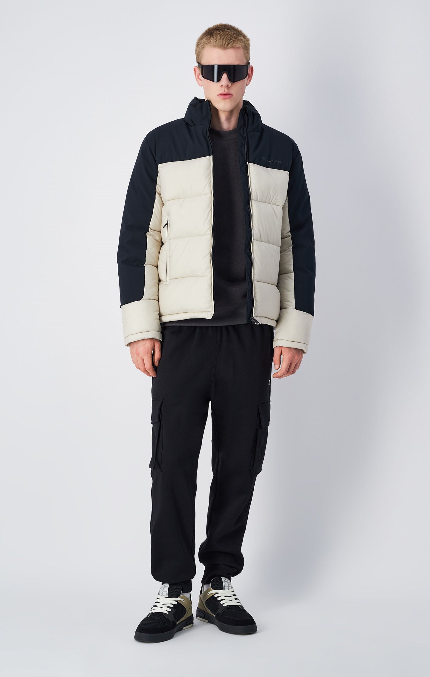 Bicolour Padded Jacket