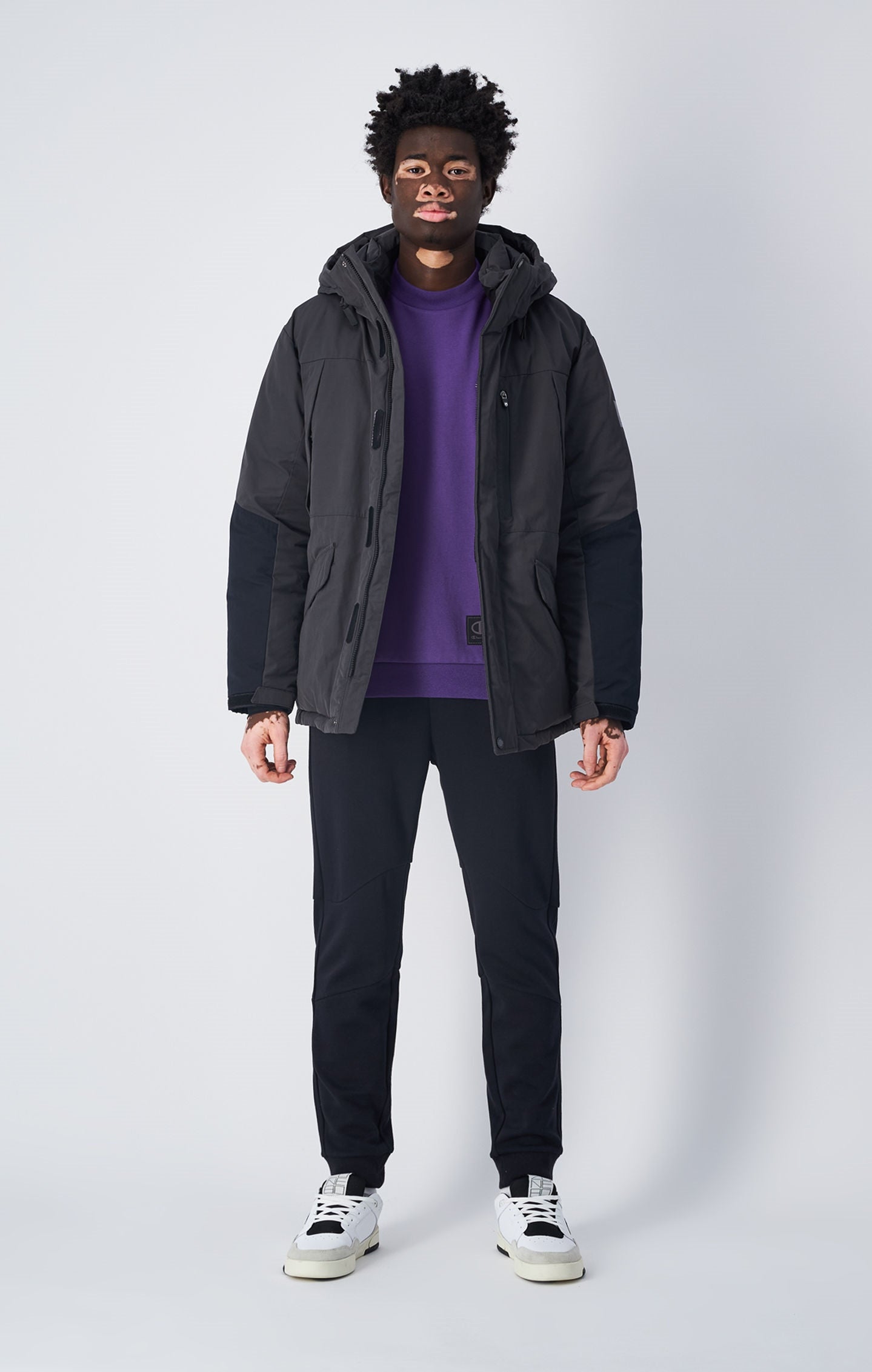 Giacca parka con cappuccio