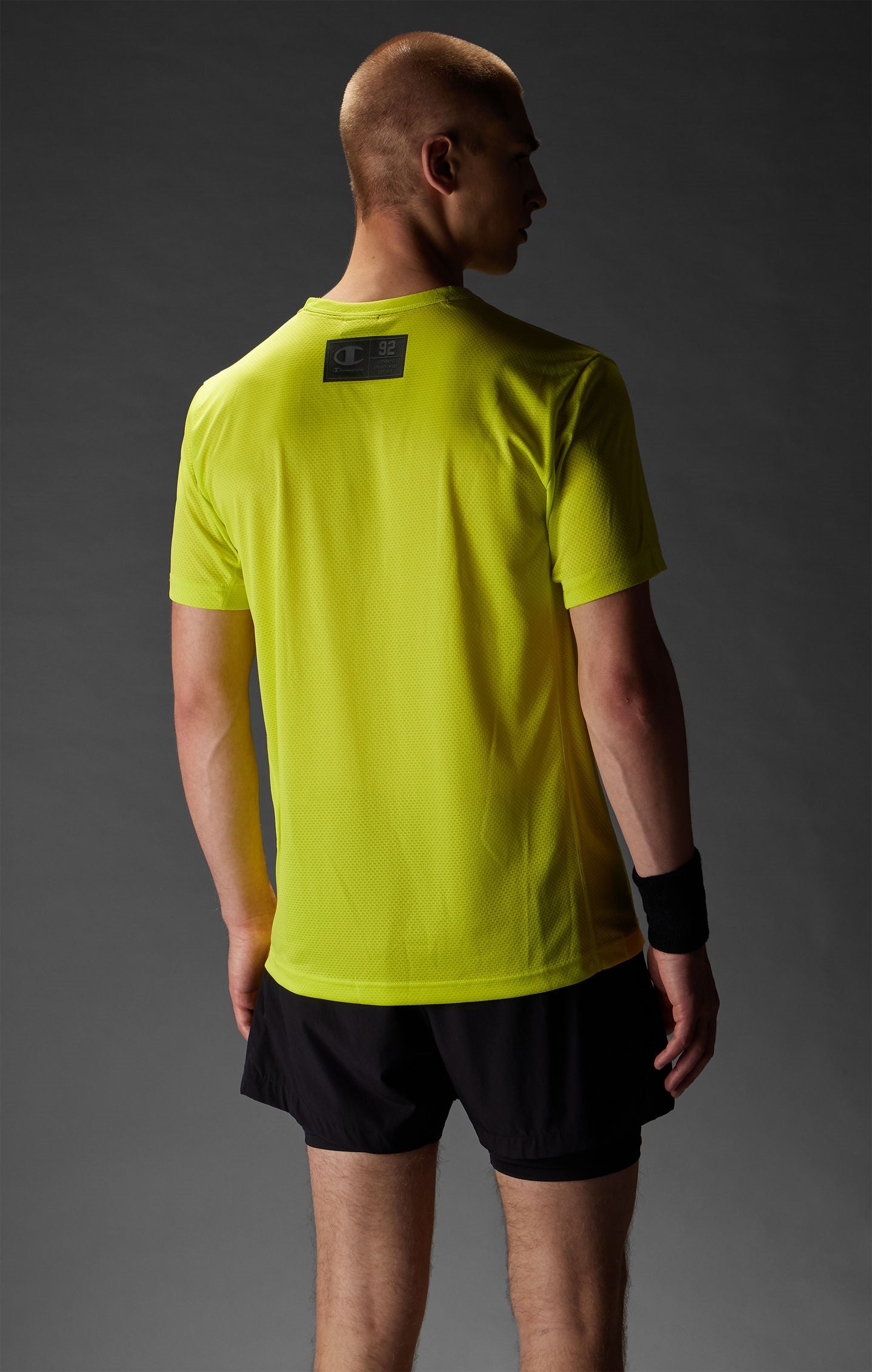 T-shirt in mesh Athletic con logo C